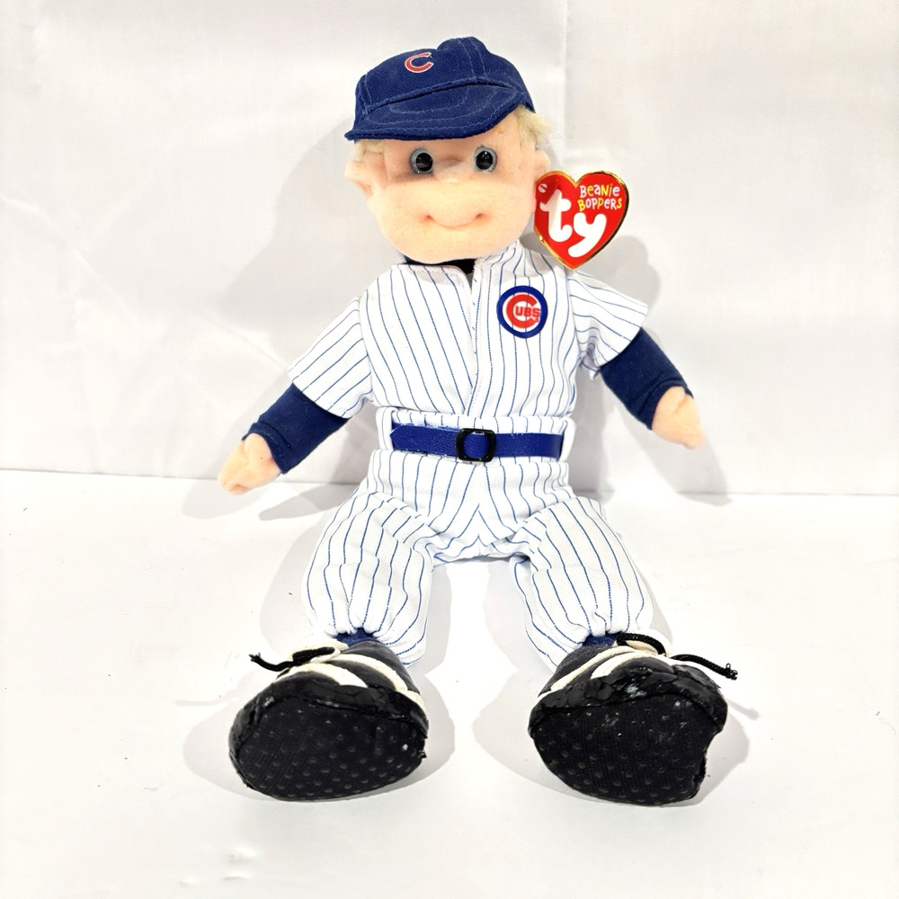 Vintage Chicago Cubs TY Beanie Babies Ivy Leaguer Boy 2001 MLB Plush